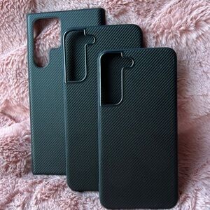 Black Carbon Fiber Phone Case